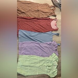 Dresses $15.    Skirts $10